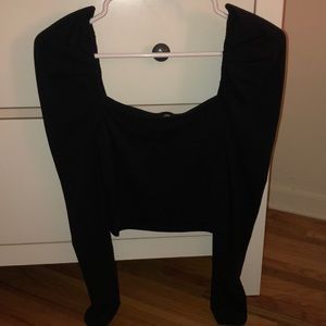 Urban Outfitters Black crop top